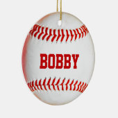 Persoonlijk Baseball Ornament (Rechts)