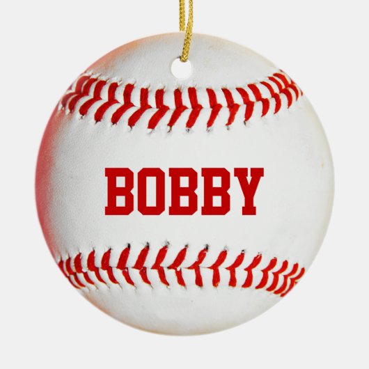 Persoonlijk Baseball Ornament (Voorkant)