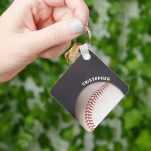 Persoonlijk Baseball Sleutelhanger