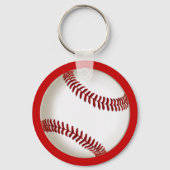 Persoonlijk Baseball Team geeft uw KLEUREN, TEKST Sleutelhanger (Achterkant)