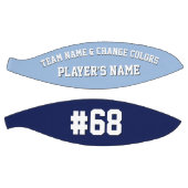 Persoonlijk Basketball Blue en White Basketbal (Panelen)