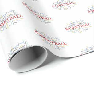 Persoonlijk Basketball Coach Hartelijk dank in woo Cadeaupapier