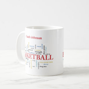 Persoonlijk Basketball Coach Hartelijk dank in woo Koffiemok