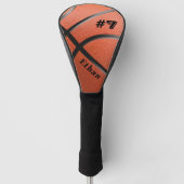 Persoonlijk Basketball Golfheadcover (Voorkant)
