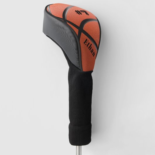 Persoonlijk Basketball Golfheadcover (Schuin)