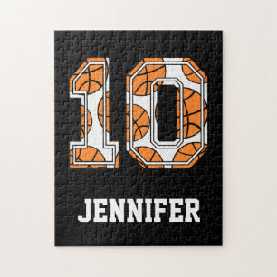 Persoonlijk Basketball Number 10 Legpuzzel