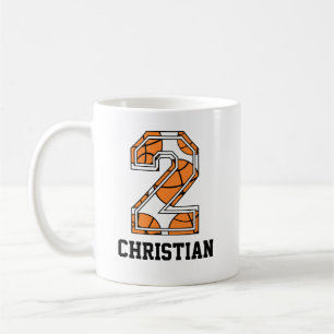 Persoonlijk Basketball Nummer 2 Koffiemok