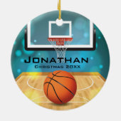 Persoonlijk Basketball Ornament (Achterkant)