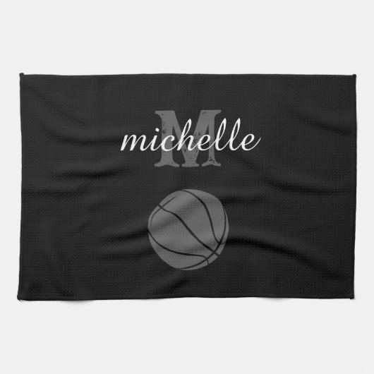 Persoonlijk Basketball Theedoek (Horizontaal)