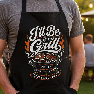 Persoonlijk BBQ Grill Master Schort Cadeau voor Pa