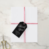 Persoonlijk bedank bruiloftsgeschenk cadeaulabel (Met Touw)