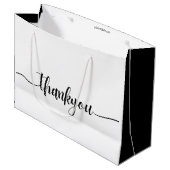 Persoonlijk bedankt met de aangepaste Logo Busines Groot Cadeauzakje (Voorkant Gekanteld)