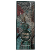 Persoonlijk bedrijfslogo | Eigen merk verpakking Wijn Cadeautas (Voorkant)