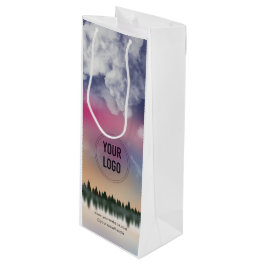 Persoonlijk bedrijfslogo | Promotionele zakelijke  Wijn Cadeautas