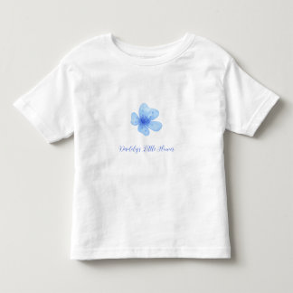 Persoonlijk bedrukt bloemen t-shirt voor baby's en