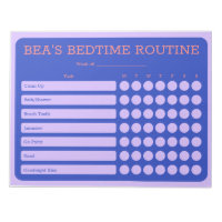 Persoonlijk Bedtime 11-inch x 8,5-inch Notitieblok