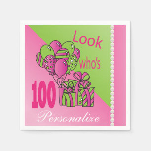 Persoonlijk ben je 100 servetten