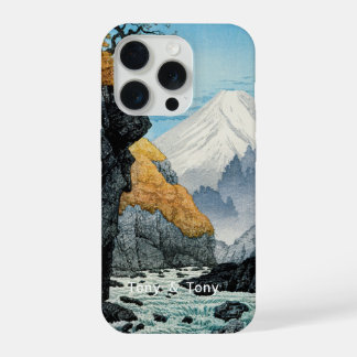 Persoonlijk berglandschap I Esthetisch iPhone 15 Pro Hoesje