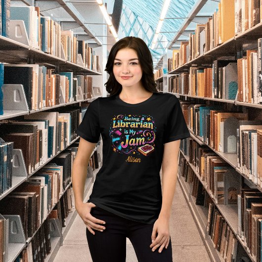 Persoonlijk bibliothecarisgeschenk Tri-Blend shirt