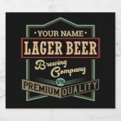 Persoonlijk bierbrouwers Label Bar Pub   Bier Etiket (Enkel label)