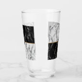 Persoonlijk bierglas met aangepaste letter glas (Links)