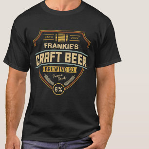 Persoonlijk bierlabel Brouwerij Bar  T-shirt