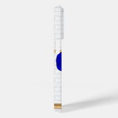 Persoonlijk Blauw en Witte Baseball Jersey Case-Mate iPhone Case (Achterkant / Rechts)