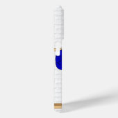 Persoonlijk Blauw en Witte Baseball Jersey Case-Mate iPhone Case (Achterkant / Rechts)