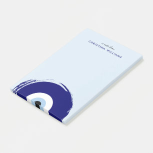 Persoonlijk Blauwe Boze Oog Beschermingssymbool Post-it® Notes