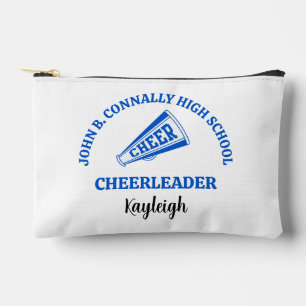 Persoonlijk blauwe cheerleader tasje voor middelba etui