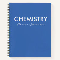 Persoonlijk Blauwe Chemie Grafiekpapier