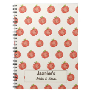 Persoonlijk blijf veilig Lucky Apple Cute Waterver Notitieboek
