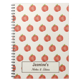 Persoonlijk blijf veilig Lucky Apple Cute Waterver Notitieboek