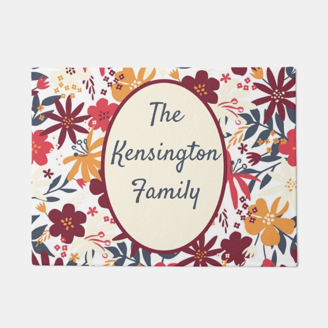 Persoonlijk Boheems DOORMAT Deurmat (Voorkant)