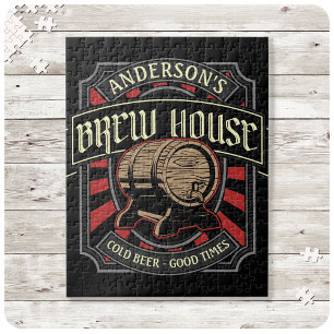 Persoonlijk Brew House Label Bierbrouwerij Bar Pub Legpuzzel