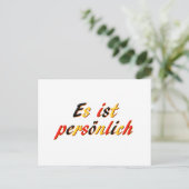 Persoonlijk briefkaart (Staand voorkant)