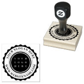 Persoonlijk briefpapier met bedrijfslogo 	rubberstempel (Gestempeld)