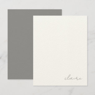 Persoonlijk briefpapier met vintage notities