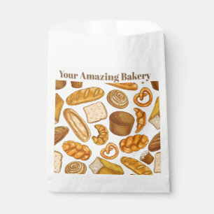 Persoonlijk Brood en Bakkerij Winkel Naam Bedankzakje