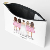 Persoonlijk bruid cadeau met eigen naam etui (Open)