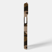Persoonlijk Bruin Camouflage Case-Mate iPhone Case (Achterkant / Rechts)