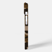 Persoonlijk Bruin Camouflage Case-Mate iPhone Case (Achterkant / Links)