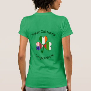 Persoonlijk Bulgarije Ierland VS Shamrock Dames T-shirt