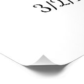 Persoonlijk Butterfly Memorial Perfect Poster (Hoek)