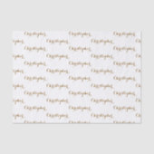 Persoonlijk cadeau met naam tissuepapier (Voorkant)