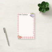 Persoonlijk cadeau voor docentenroze post-it® notes (Kantoor)