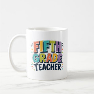 Persoonlijk cadeau voor een leraren van groep 7/5e koffiemok