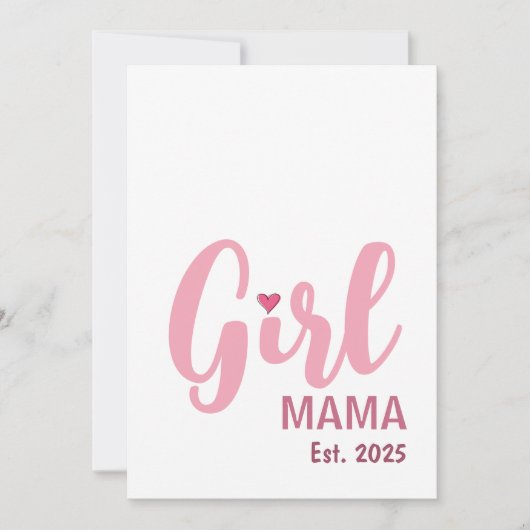 Persoonlijk cadeau voor Girl Mama Kaart (Voorkant)