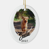 Persoonlijk cadeau voor huisdierliefhebbers - Aang Keramisch Ornament (Rechts)