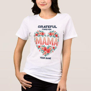 Persoonlijk Cadeau voor Moeder Aangepaste Naam O Tri-Blend Shirt